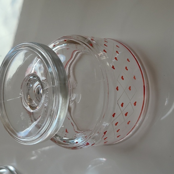 Cup vintage heart in glass - Picture 3 of 4